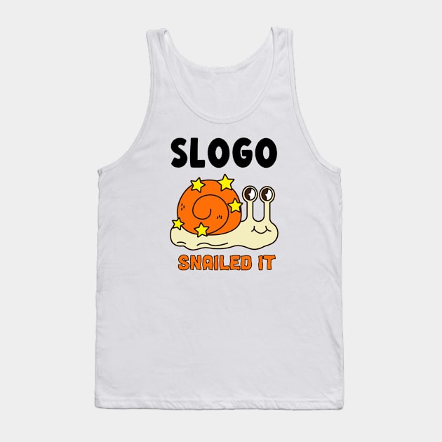 Slogo, I Love Slugs Tank Top by Cor Designs